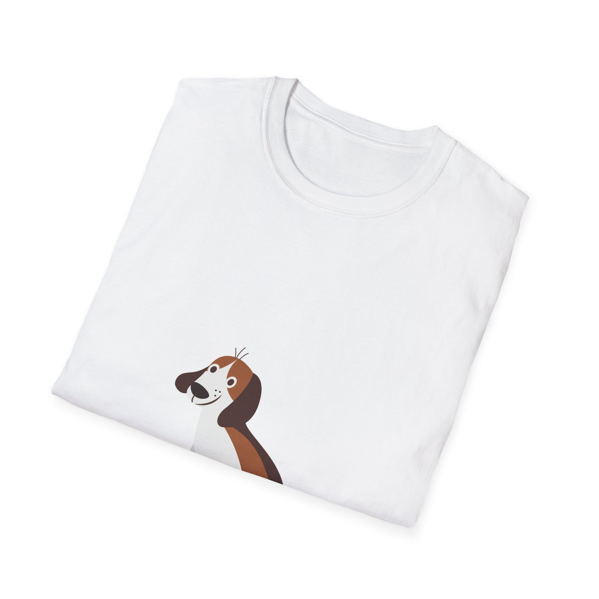 Beagle Dog T-Shirt — Cute Minimalist Beagle Illustration Tee