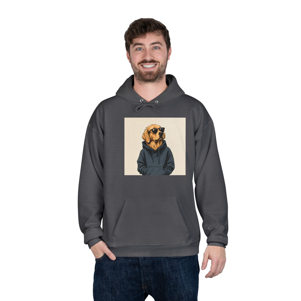 Golden Retriever Hoodie — Dog in Hoodie Graphic Pullover