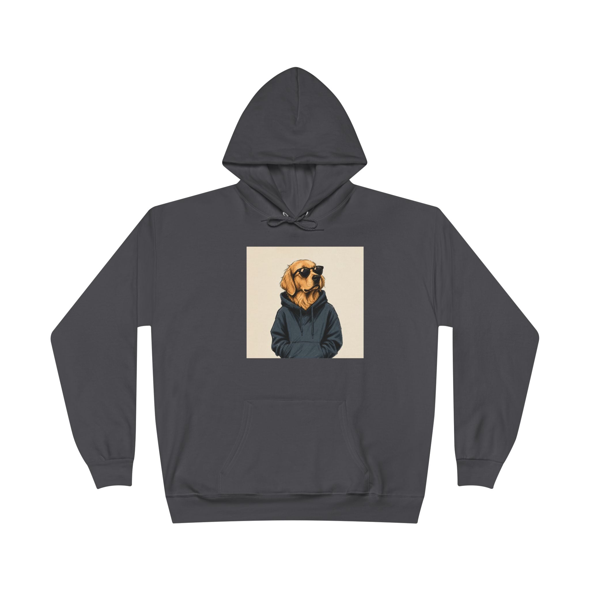Golden Retriever Hoodie — Dog in Hoodie Graphic Pullover