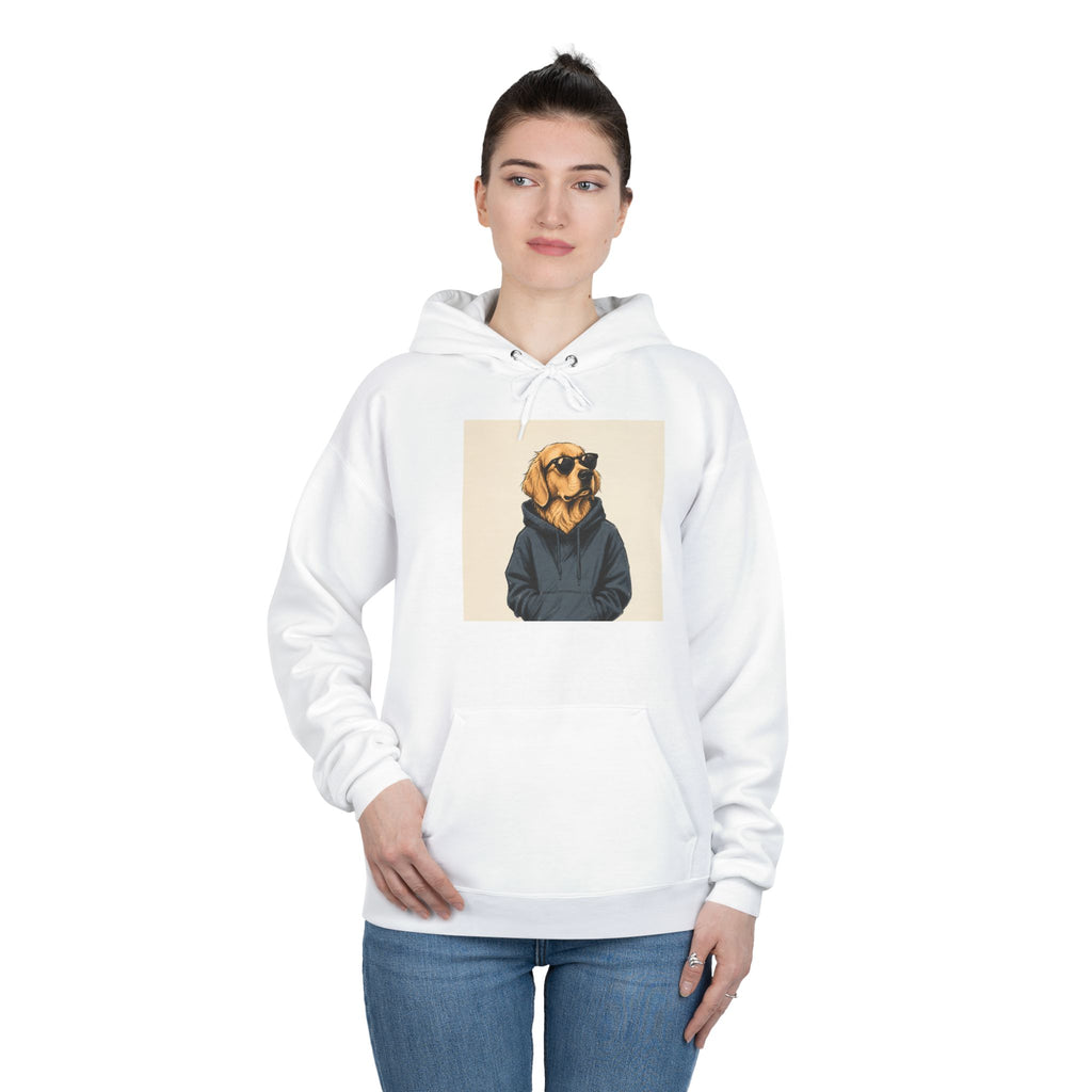 Golden Retriever Hoodie — Dog in Hoodie Graphic Pullover