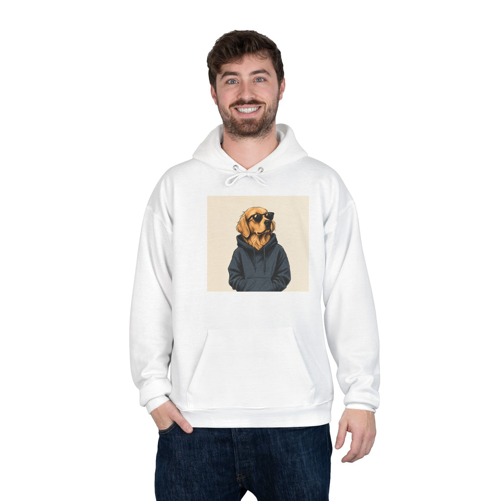 Golden Retriever Hoodie — Dog in Hoodie Graphic Pullover